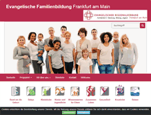 Tablet Screenshot of familienbildung-ffm.de